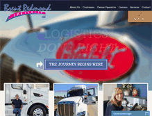 Tablet Screenshot of brentredmondlogistics.com
